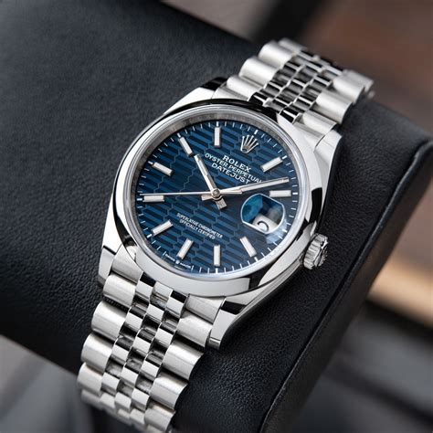 rolex datejust blue dial jubilee price|Rolex Datejust 36mm blue.